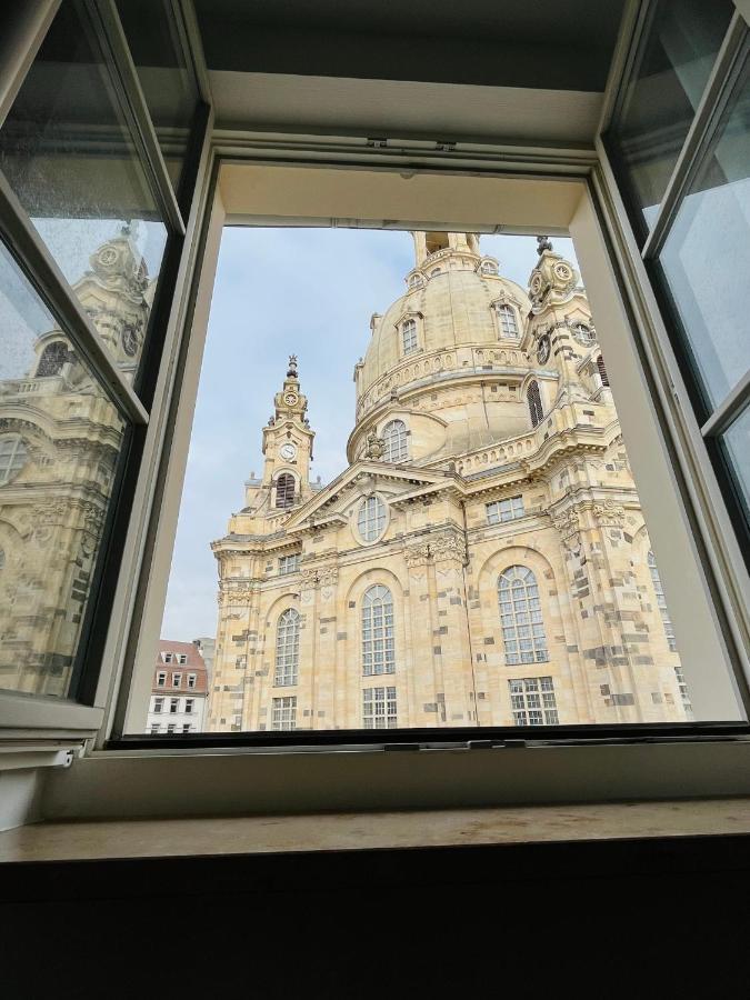 Gemuetliches Apartment Mit Blick Zur Frauenkirche Dresden Buitenkant foto